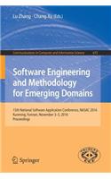 Software Engineering and Methodology for Emerging Domains: 15th National Software Application Conference, Nasac 2016, Kunming, Yunnan, November 3-5, 2016, Proceedings