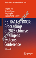 Proceedings of 2023 Chinese Intelligent Systems Conference