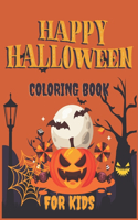 Happy Halloween Coloring Book For Kids