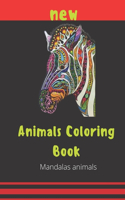 Animals Coloring Book Mandalas Animals