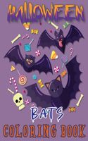 Halloween Bats Coloring Book: An Over 40 Pages of Fun and Coloring Book for Kids Scary Halloween!