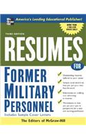 Resumes for Former Military Personnel