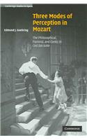 Three Modes of Perception in Mozart