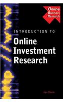 Introduction to Online Investment Research