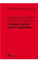 Complex Analysis and Its Applications