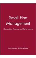 Small Firm Management