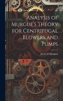 Analysis of Murgue's Theory for Centrifugal Blowers and Pumps