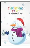 Christmas Card Address Book