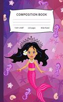 Mermaid Princess Composition Notebook