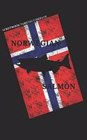 Wikstroem - Notes: Norway Salmon Fish Fishing used look - Notebook 6x9 checkered