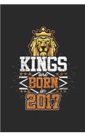 Kings Are Born In 2017: Blank Lined Notebook / Journal (6 X 9 -120 Pages) - Birthday Gift Idea