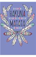 Hakuna Matata - 2019 & 2020 Mid Year Academic Journal With Mind Maps, Budget Planner, Goal Setting & Inspirational Quotes