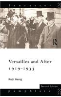 Versailles and After, 1919-1933