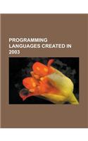 Programming Languages Created in 2003: Falcon(English)