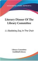 Literary Dinner of the Library Committee