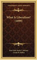 What Is Liberalism? (1899)