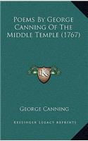 Poems by George Canning of the Middle Temple (1767)