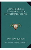 Etude Sur Les Fistules Vesico Intestinales (1870)