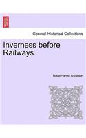 Inverness Before Railways.