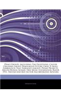 Articles on Demo Groups, Including: The Exceptions, Castor Cracking Group, Demogroup, Future Crew, X-Troll, Farbrausch, Taat, Fairlight (Group), Pygmy Projects, Melon Dezign, Kosmic Fr