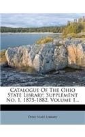 Catalogue of the Ohio State Library
