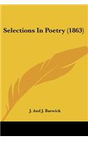 Selections In Poetry (1863)