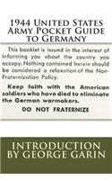 1944 United States Army Pocket Guide to Germany