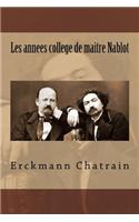 Les annees college de maitre Nablot