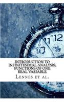 Introduction to Infinitesimal Analysis; Functions of One Real Variable