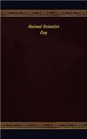 Animal Scientist Log: Logbook, Journal - 102 pages, 5 x 8 inches
