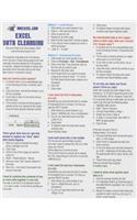 Excel Data Cleansing Tip Card: (laminated tip card)
