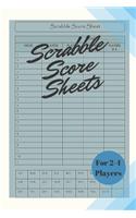 Scrabble Score Sheets For 4 Players