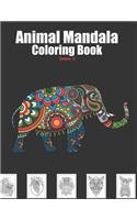 Animal Mandala Coloring Book