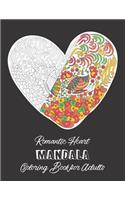 Romantic Heart Mandala Coloring Book for Adults