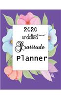 2020 Undated Gratitude Planner