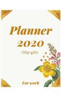 Planner 2020 for work