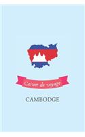 Carnet de voyage Cambodge: Journal de voyage personnalisé à compléter - Cahier de 100 pages pour 50 destinations - Spécial Cambodge