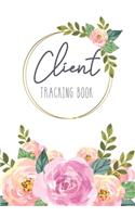 Client Tracking Book: Cute Floral Watercolor Cover - Client Data Organizer Notebook with Alphabetical Tabs A - Z- Information Keeper Customer Service Beauty Record Appoin(1 Hairstylist Client Profile Book with a - Z Alphabetical Tabs)