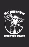 My uniform feels too plane: 6x9 Pilot - blank with numbers paper - notebook - notes