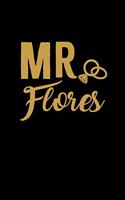 Mr. Flores: Personalized Engagement & Pre Wedding Gift - Mr. & Mrs. Wedding Notebook and Organizer for Bride to Be and Groom To Be Matching Present