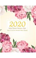 2020 Daily Planner Business Style Tasks To do list Personal Note Schedue