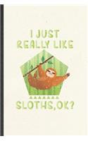 I Just Really Like Sloths Ok