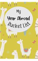 My Year Abroad Bucket List: Novelty Bucket List Themed Notebook