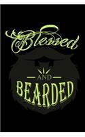 Blessed and Bearded: 110 Game Sheets - Four in a Row Fun Blank Games - Soft Cover Book for Kids for Traveling & Summer Vacations - Mini Game - Clever Kids - 110 Lined pa
