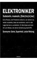 Elektroniker Notizbuch