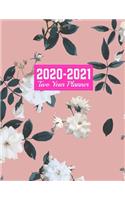 2020-2021 Two Year Planner: Neat 24-Months Calendar, 2-Year Appointment Business Planners, Agenda Schedule Organizer Logbook and Journal - Art Cover 00023187