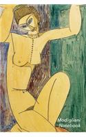 Modigliani Notebook: Caryatid Journal - 100-Page Beautiful Lined Art Notebook - 6 X 9 Artsy Journal Notebook (Art Masterpieces)