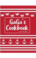 Gaga's Cookbook Nautical Red Edition