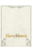 Sketchbook: Personalized Artist Sketchbook, Notebook: Blank Paper for Drawing, Creative Doodling or Sketching