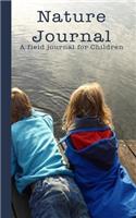 Nature Journal: A field journal for children for recording all your nature finds and explorations - Children on a jetty